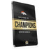 NFL Denver Broncos Super Bowl 50 Champions Black Apple iPad Skin