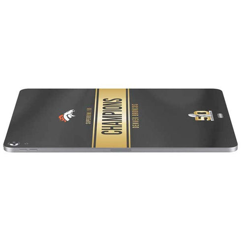 NFL Denver Broncos Super Bowl 50 Champions Black Apple iPad Air Skin