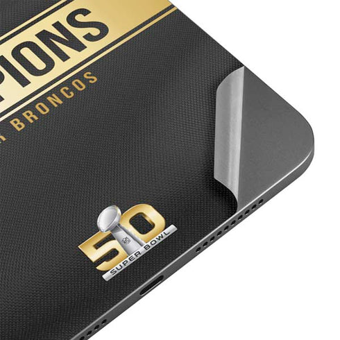 NFL Denver Broncos Super Bowl 50 Champions Black Apple iPad Mini Skin