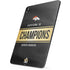NFL Denver Broncos Super Bowl 50 Champions Black Apple iPad Pro Skin