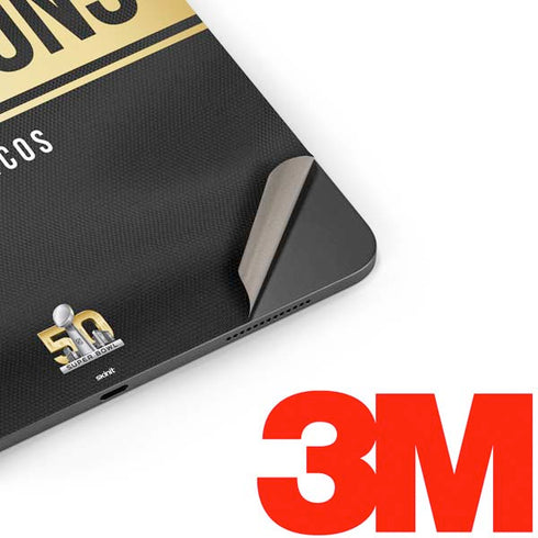 NFL Denver Broncos Super Bowl 50 Champions Black Apple iPad Pro Skin