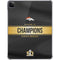 NFL Denver Broncos Super Bowl 50 Champions Black iPad Pro 11in (2024) Clear Case