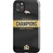 NFL Denver Broncos Super Bowl 50 Champions Black iPhone Cases
