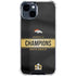 NFL Denver Broncos Super Bowl 50 Champions Black iPhone 15 Clear Case