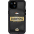 NFL Denver Broncos Super Bowl 50 Champions Black iPhone 15 Plus Waterproof Case