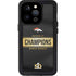 NFL Denver Broncos Super Bowl 50 Champions Black iPhone 15 Pro Waterproof Case