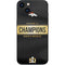 NFL Denver Broncos Super Bowl 50 Champions Black iPhone 15 Skin