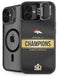 NFL Denver Broncos Super Bowl 50 Champions Black iPhone 16 Kickstand Case