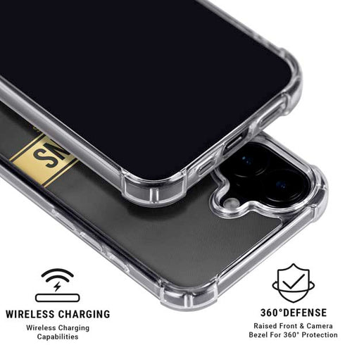 NFL Denver Broncos Super Bowl 50 Champions Black iPhone 16 MagSafe Case