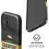NFL Denver Broncos Super Bowl 50 Champions Black iPhone 16 Magsafe Impact Case