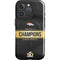 NFL Denver Broncos Super Bowl 50 Champions Black iPhone 16 Pro Magsafe Impact Case