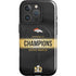 NFL Denver Broncos Super Bowl 50 Champions Black iPhone 16 Pro Magsafe Impact Case
