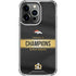 NFL Denver Broncos Super Bowl 50 Champions Black iPhone 16 Pro Max Clear Case