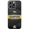 NFL Denver Broncos Super Bowl 50 Champions Black iPhone 16 Pro Skin