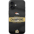 NFL Denver Broncos Super Bowl 50 Champions Black iPhone 16 Skin