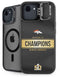 NFL Denver Broncos Super Bowl 50 Champions Black iPhone 16e Kickstand Case