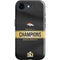 NFL Denver Broncos Super Bowl 50 Champions Black iPhone 16e Impact Case
