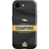 NFL Denver Broncos Super Bowl 50 Champions Black iPhone 16e Impact Case
