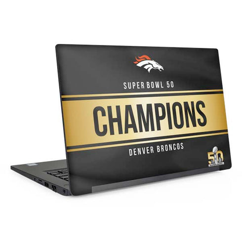 NFL Denver Broncos Super Bowl 50 Champions Black Dell Latitude Skin