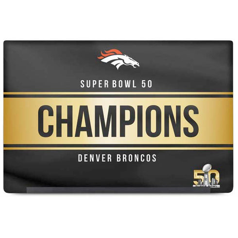 NFL Denver Broncos Super Bowl 50 Champions Black Dell Latitude Skin