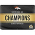 NFL Denver Broncos Super Bowl 50 Champions Black Apple MacBook Air Skin