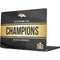 NFL Denver Broncos Super Bowl 50 Champions Black Apple MacBook Pro 14-inch Skin