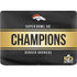 NFL Denver Broncos Super Bowl 50 Champions Black Apple MacBook Pro 16-inch Skin