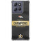 NFL Denver Broncos Super Bowl 50 Champions Black Moto G 5G (2025) Clear Case