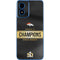 NFL Denver Broncos Super Bowl 50 Champions Black Moto G Play 4G (2024) Skin