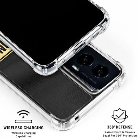 NFL Denver Broncos Super Bowl 50 Champions Black Moto G Power 5G (2024) Clear Case