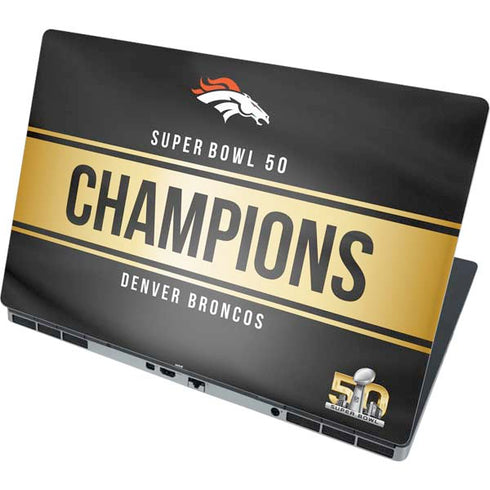 NFL Denver Broncos Super Bowl 50 Champions Black Dell Precision Skin