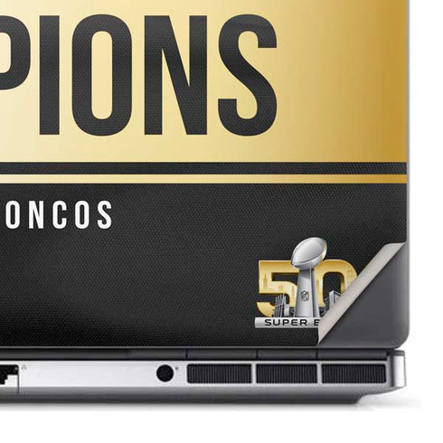 NFL Denver Broncos Super Bowl 50 Champions Black Dell Precision Skin