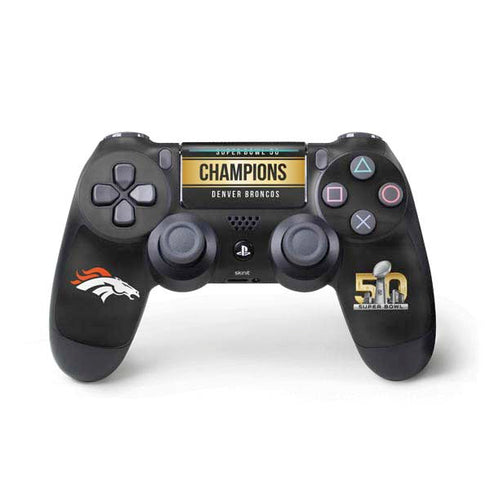 NFL Denver Broncos Super Bowl 50 Champions Black PlayStation PS4 Skins