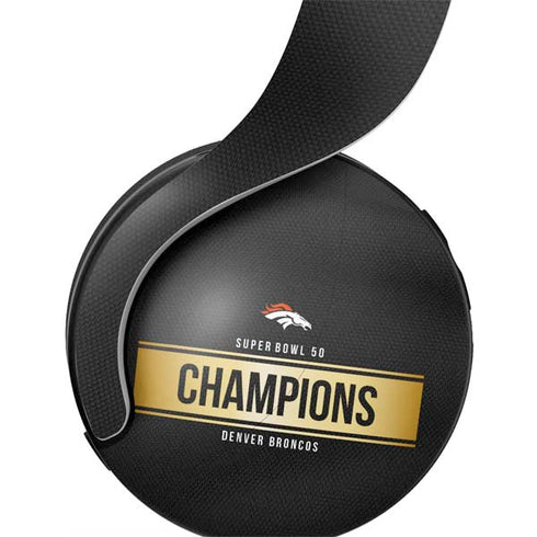 NFL Denver Broncos Super Bowl 50 Champions Black PULSE 3D Wireless Headset for PS5 Skin