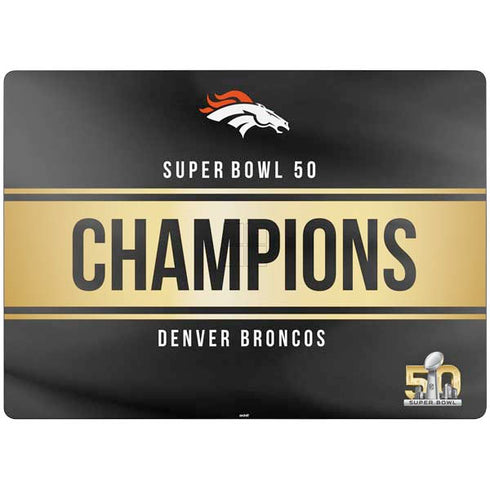 NFL Denver Broncos Super Bowl 50 Champions Black Surface Laptop 7 13.8in Skin