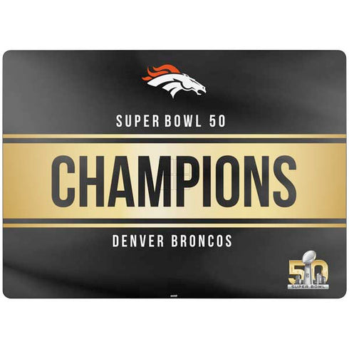 NFL Denver Broncos Super Bowl 50 Champions Black Surface Laptop 7 15in Skin