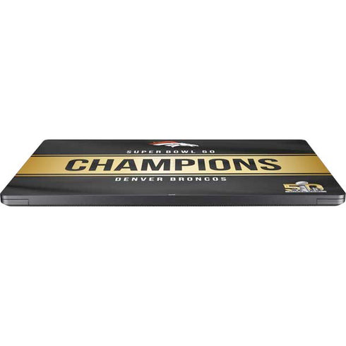 NFL Denver Broncos Super Bowl 50 Champions Black Surface Laptop 7 15in Skin