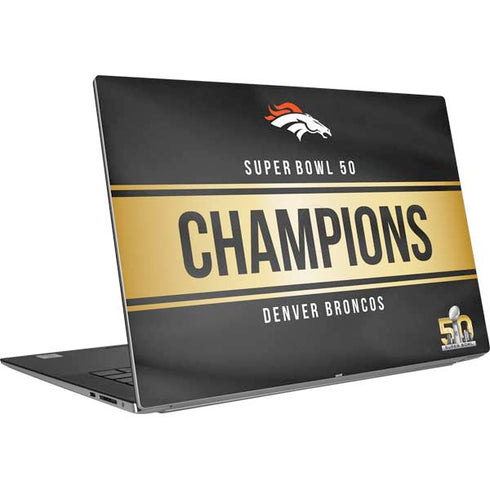 NFL Denver Broncos Super Bowl 50 Champions Black Dell XPS Skin