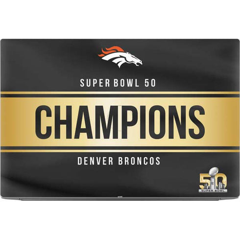 NFL Denver Broncos Super Bowl 50 Champions Black Dell XPS Skin