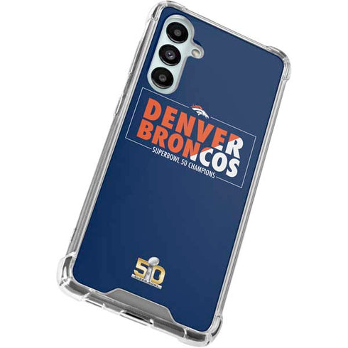 NFL Denver Broncos Super Bowl 50 Champions Bold Galaxy A16 5G Clear Case