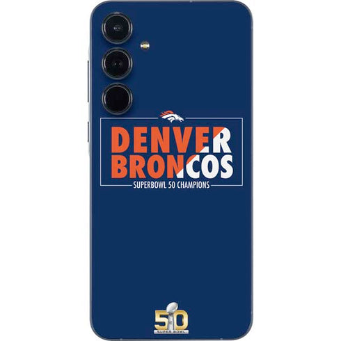 NFL Denver Broncos Super Bowl 50 Champions Bold Galaxy A35 5G Skin