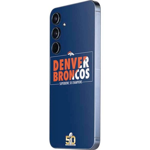 NFL Denver Broncos Super Bowl 50 Champions Bold Galaxy A35 5G Skin