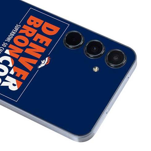 NFL Denver Broncos Super Bowl 50 Champions Bold Galaxy A36 5G Skin