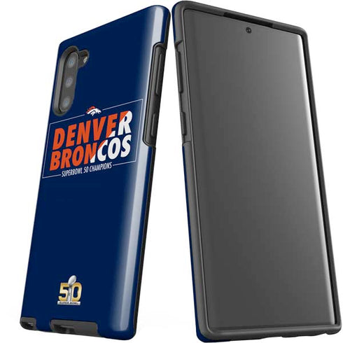NFL Denver Broncos Super Bowl 50 Champions Bold Galaxy Note 10 Pro Case