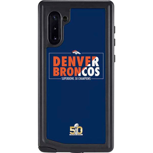 NFL Denver Broncos Super Bowl 50 Champions Bold Galaxy Cases