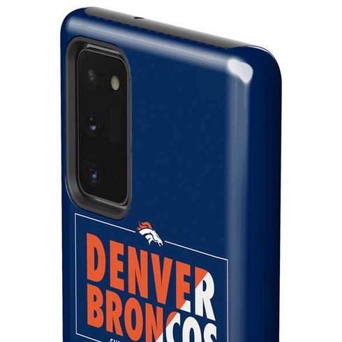 NFL Denver Broncos Super Bowl 50 Champions Bold Galaxy Note20 5G Pro Case