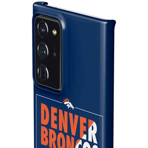 NFL Denver Broncos Super Bowl 50 Champions Bold Galaxy Note20 Ultra 5G Lite Case