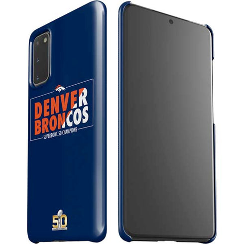 NFL Denver Broncos Super Bowl 50 Champions Bold Galaxy S20 Lite Case