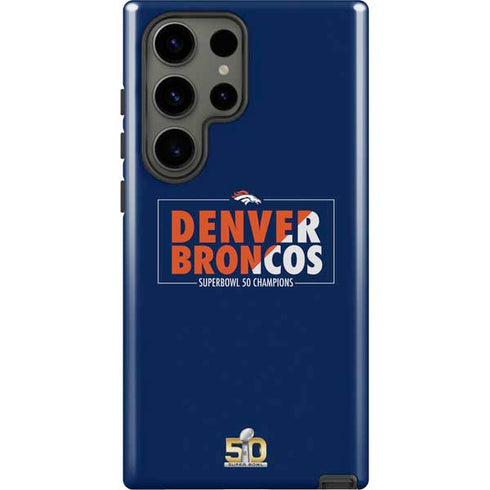 NFL Denver Broncos Super Bowl 50 Champions Bold Galaxy S23 Ultra Pro Case