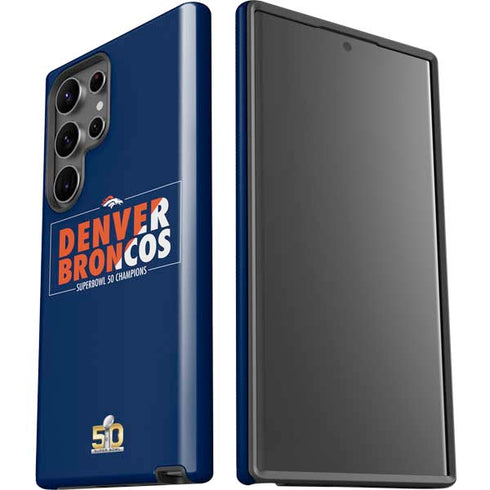NFL Denver Broncos Super Bowl 50 Champions Bold Galaxy S23 Ultra Pro Case